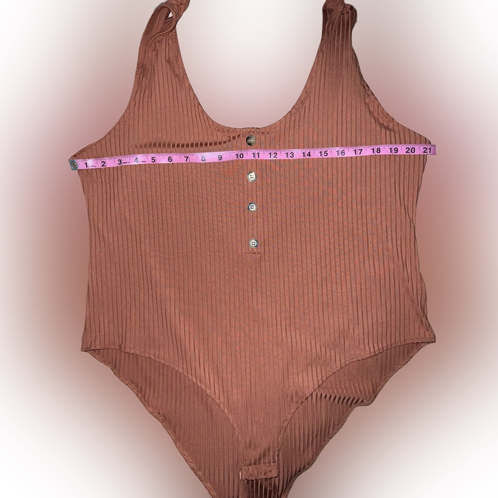 NWT H&M HM ribbed bodysuit sexy women’s XXL 2XL snaps - Picture 4 of 5